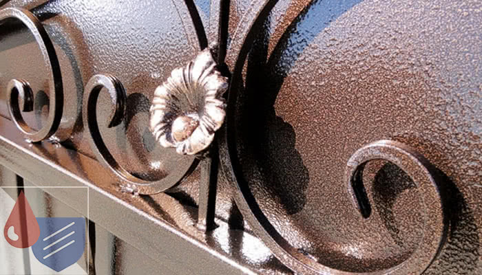 Кованые заборы с полимерным покрытием